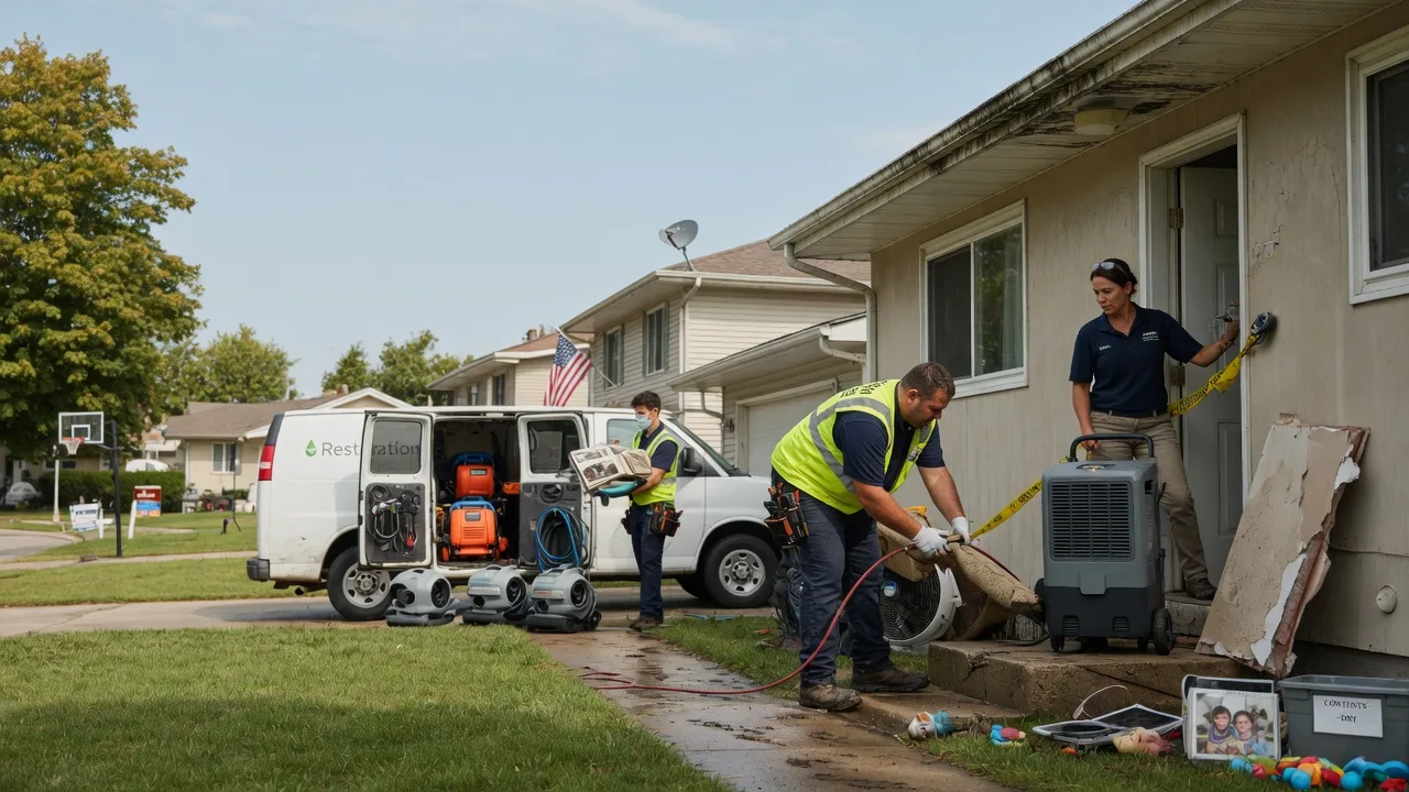Water Damage Restoration in South Range, MI near me